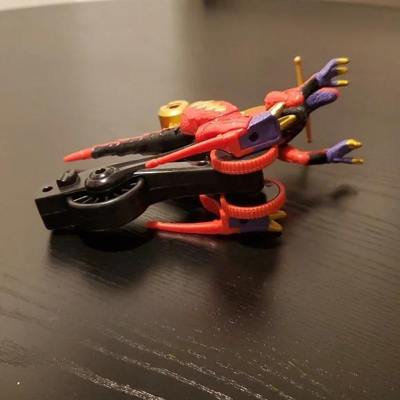 POWER RANGERS Dino Thunder Red Raptor Rolling Vehicle - Picture 7 of 7
